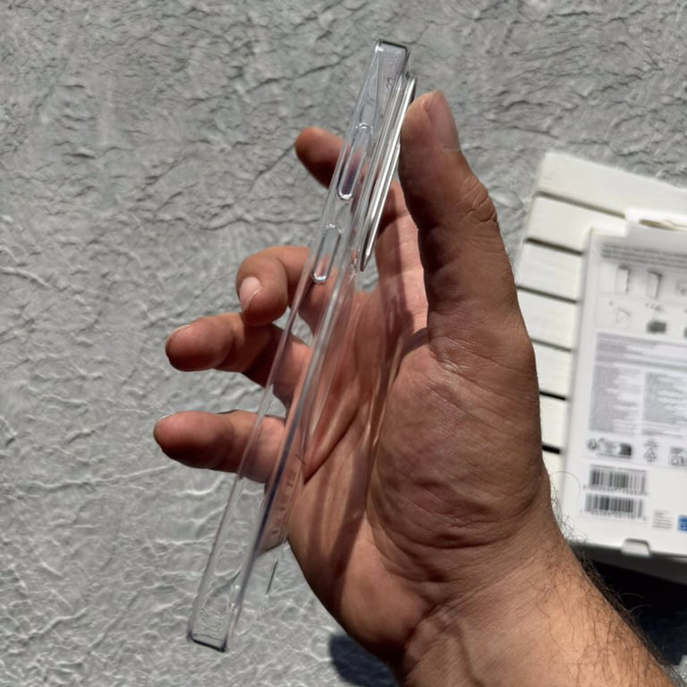 قاب پشت بی رنگ ، شفاف با مگ سیف Clear Magnet Case سامسونگ
